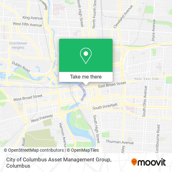 City of Columbus Asset Management Group map