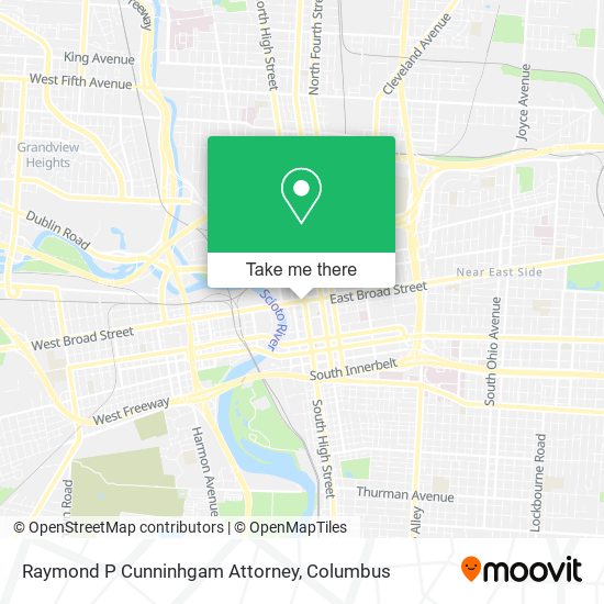 Mapa de Raymond P Cunninhgam Attorney