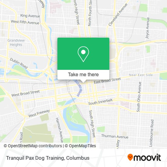 Tranquil Pax Dog Training map