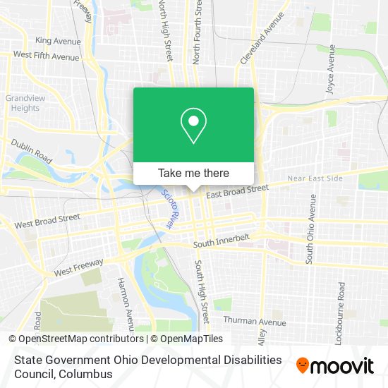 Mapa de State Government Ohio Developmental Disabilities Council