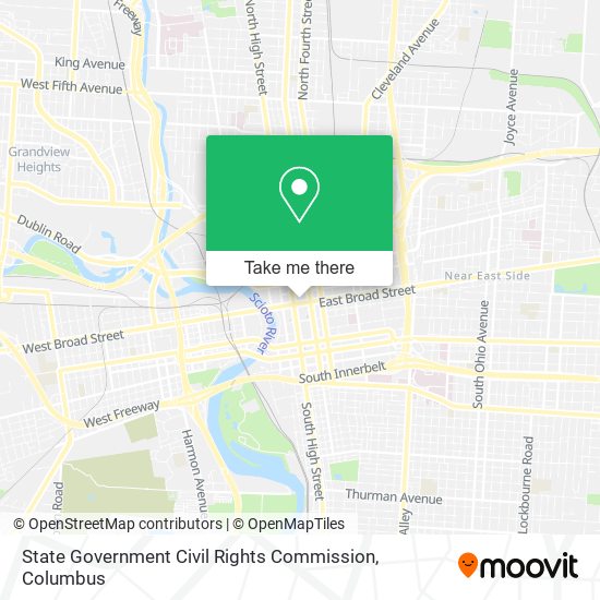 State Government Civil Rights Commission map