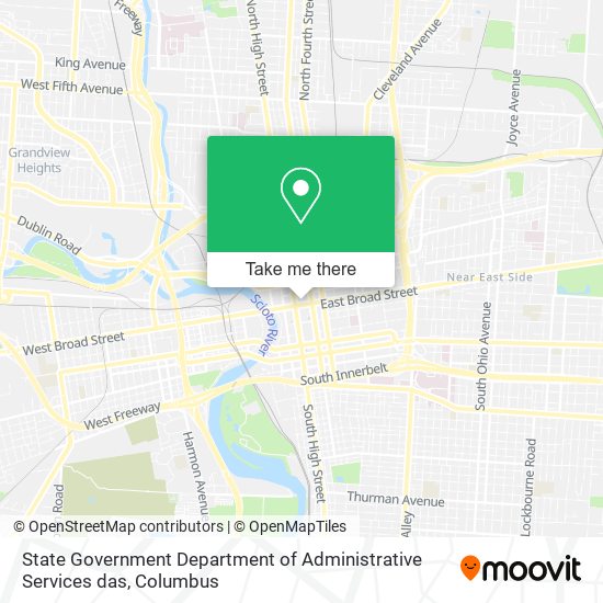 Mapa de State Government Department of Administrative Services das