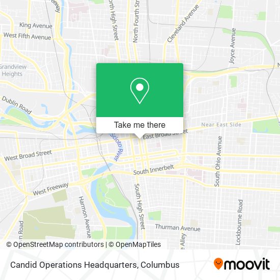 Candid Operations Headquarters map