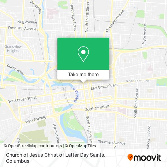 Church of Jesus Christ of Latter Day Saints map