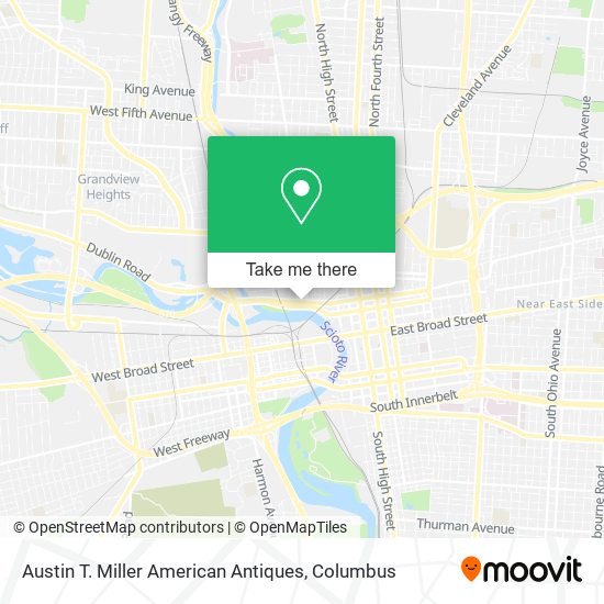 Mapa de Austin T. Miller American Antiques