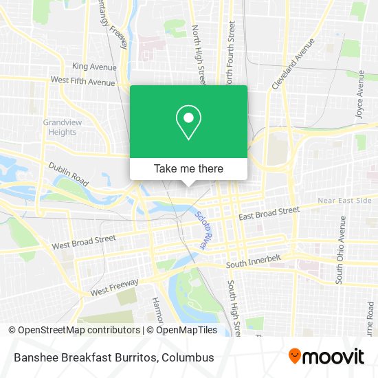 Banshee Breakfast Burritos map