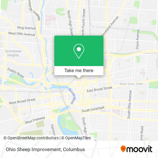 Mapa de Ohio Sheep Improvement