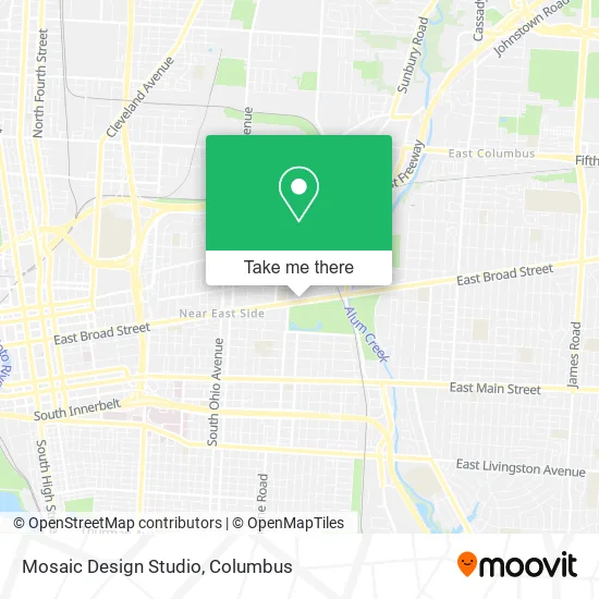Mapa de Mosaic Design Studio