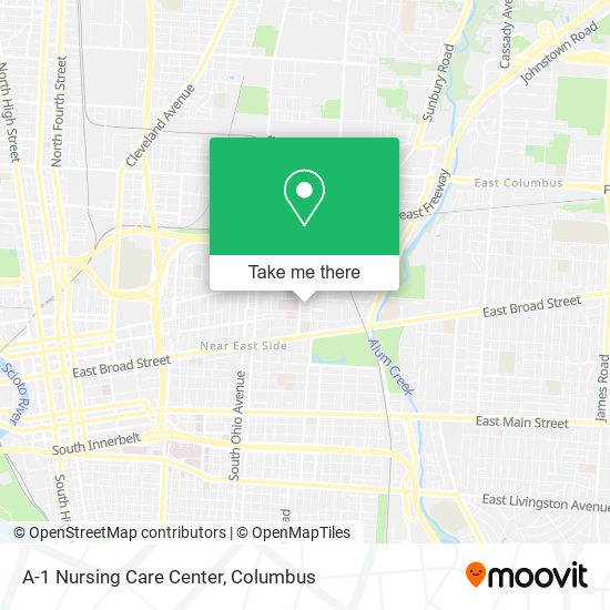 A-1 Nursing Care Center map