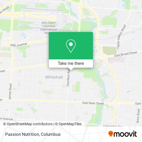 Mapa de Passion Nutrition