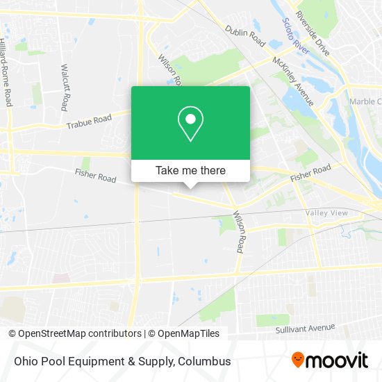 Mapa de Ohio Pool Equipment & Supply