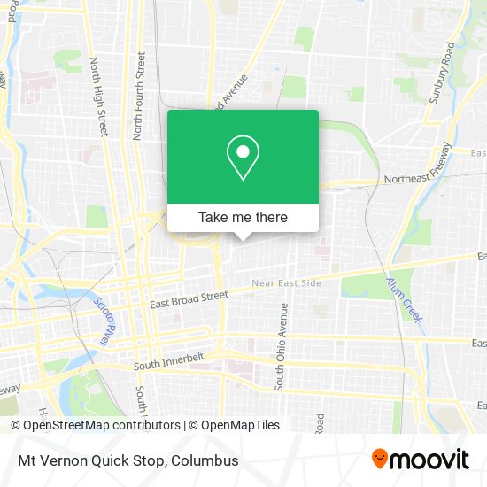 Mt Vernon Quick Stop map