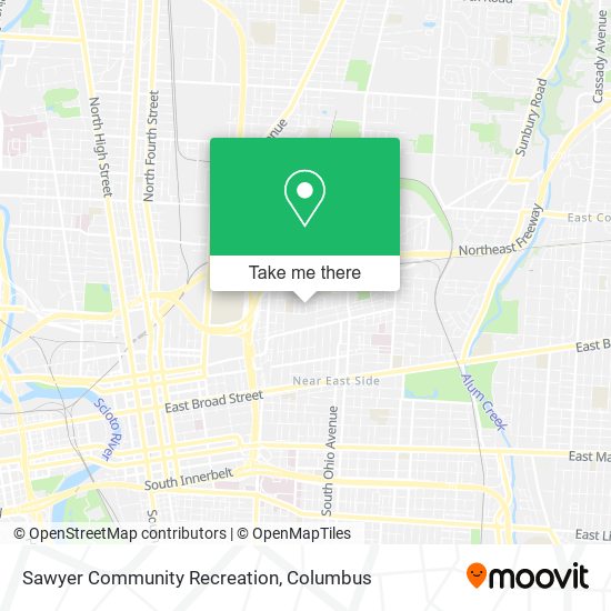 Sawyer Community Recreation map