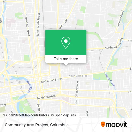 Community Arts Project map