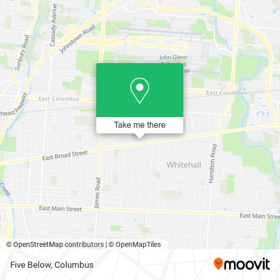Mapa de Five Below