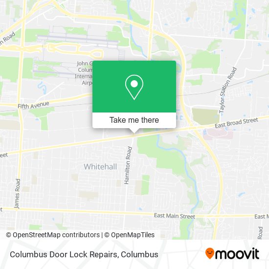 Mapa de Columbus Door Lock Repairs