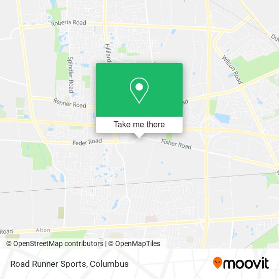 Road Runner Sports map
