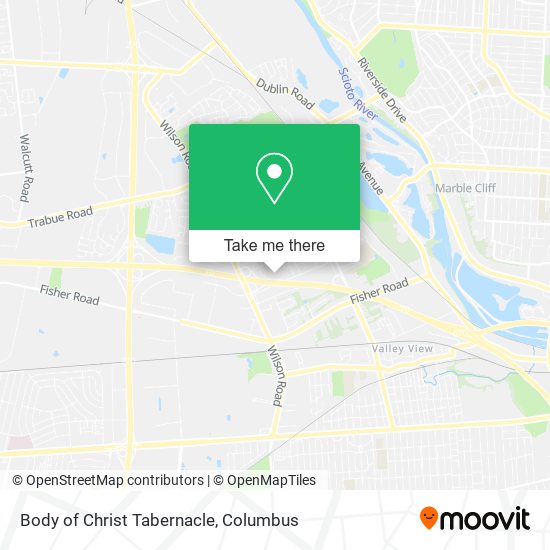 Body of Christ Tabernacle map