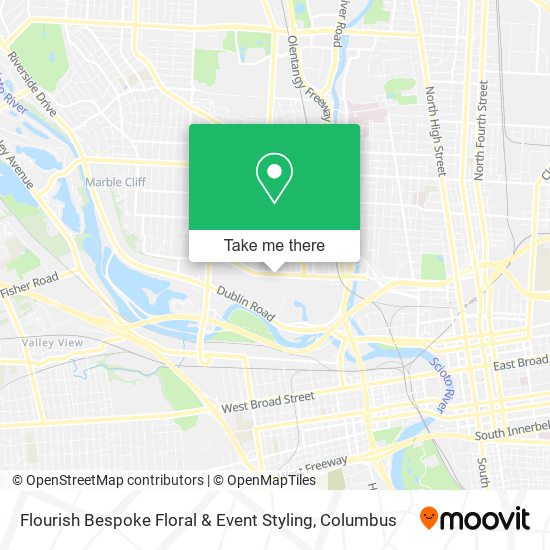 Flourish Bespoke Floral & Event Styling map