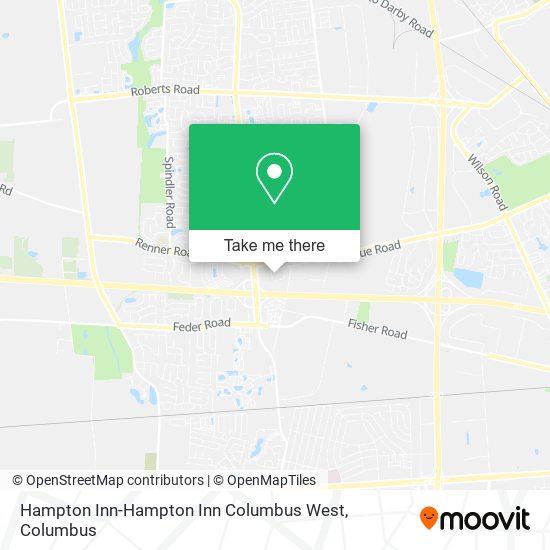 Hampton Inn-Hampton Inn Columbus West map