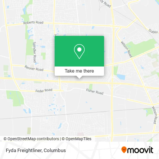 Fyda Freightliner map