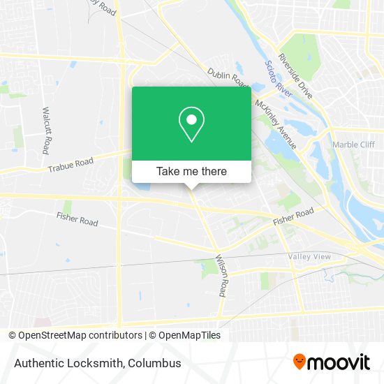 Authentic Locksmith map