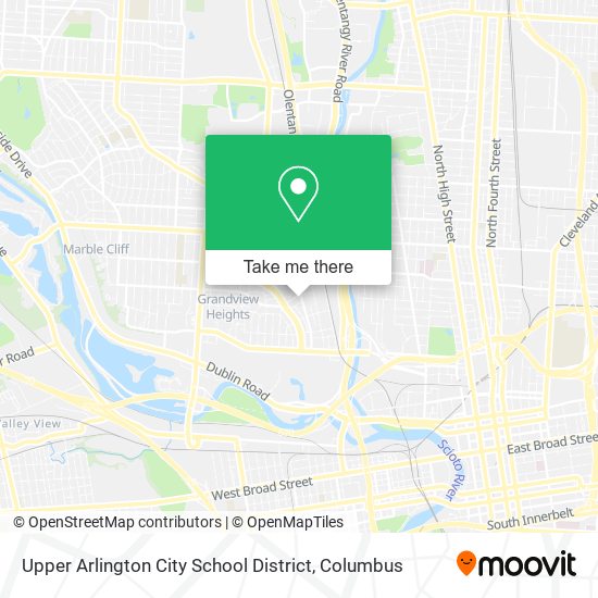 Upper Arlington City School District map