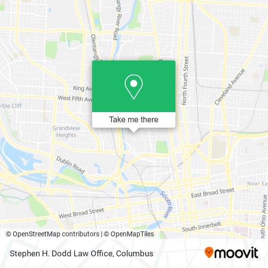 Stephen H. Dodd Law Office map