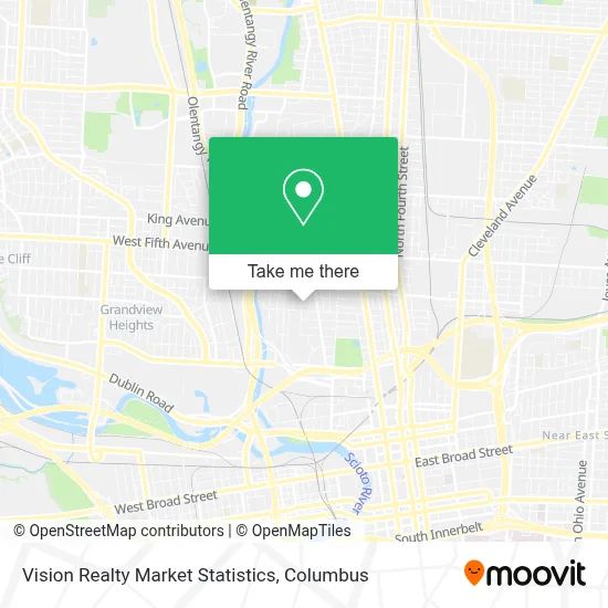 Vision Realty Market Statistics map
