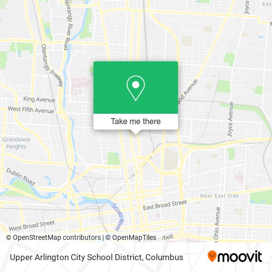 Mapa de Upper Arlington City School District