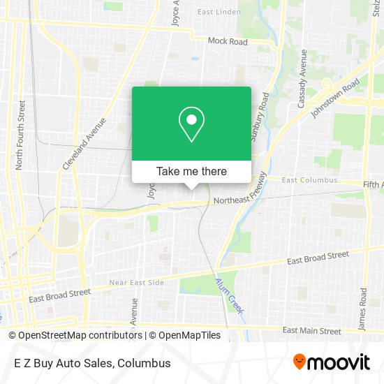 E Z Buy Auto Sales map