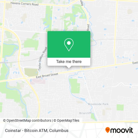 Mapa de Coinstar - Bitcoin ATM