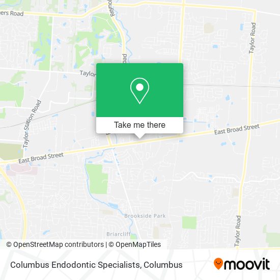 Mapa de Columbus Endodontic Specialists