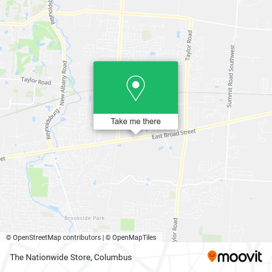 The Nationwide Store map