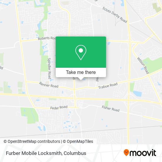 Furber Mobile Locksmith map