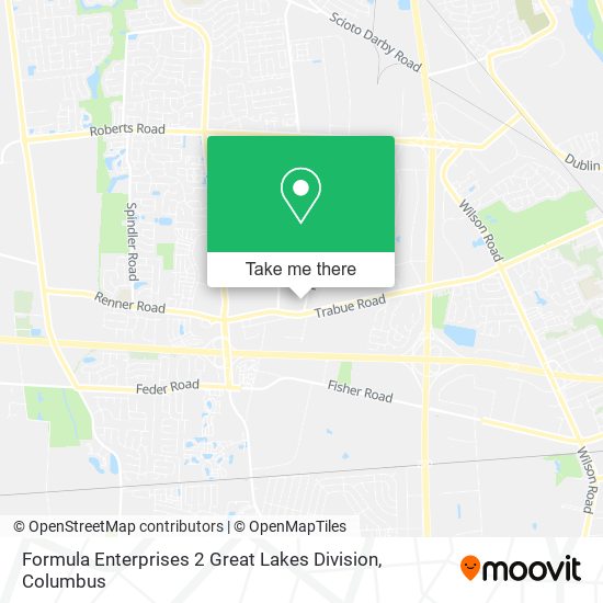 Formula Enterprises 2 Great Lakes Division map