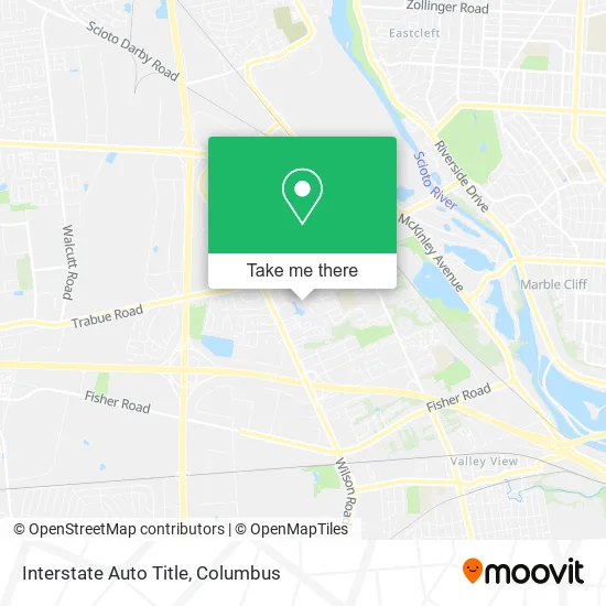 Mapa de Interstate Auto Title