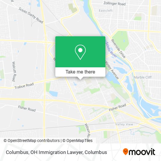 Columbus, OH Immigration Lawyer map