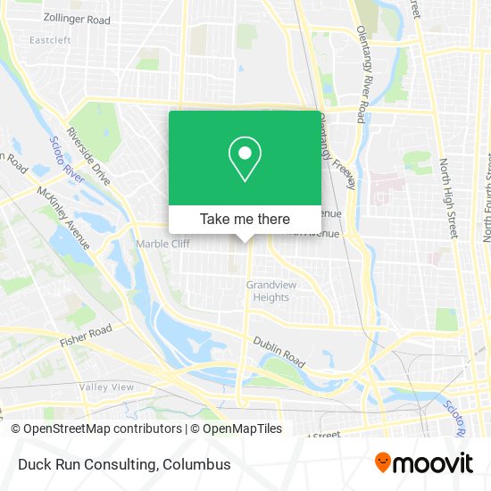 Mapa de Duck Run Consulting