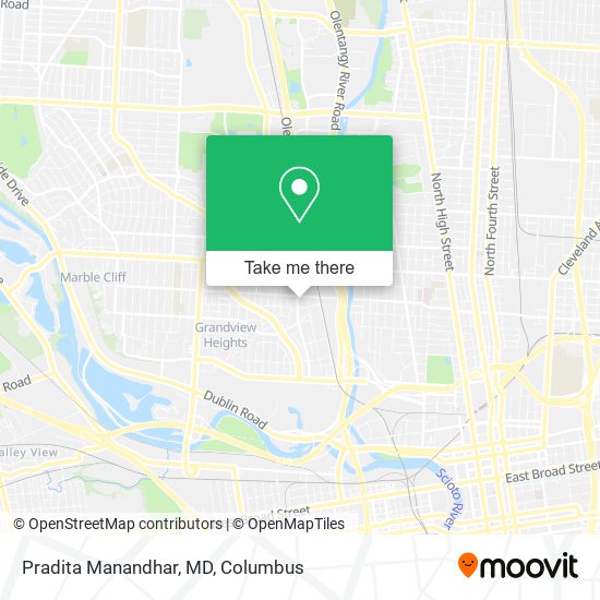 Pradita Manandhar, MD map