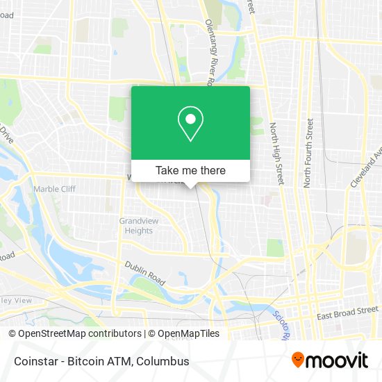 Mapa de Coinstar - Bitcoin ATM