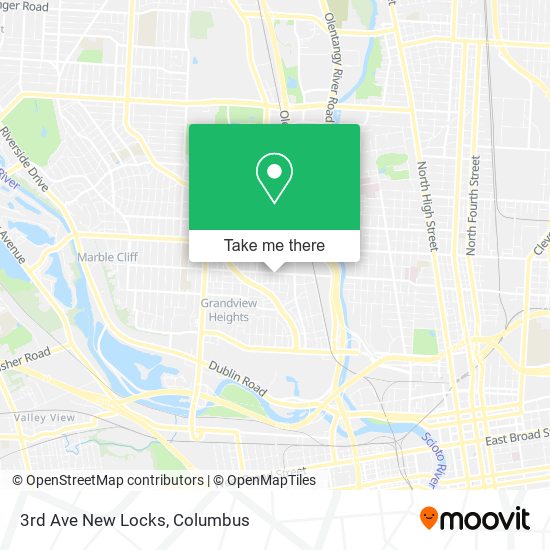 Mapa de 3rd Ave New Locks
