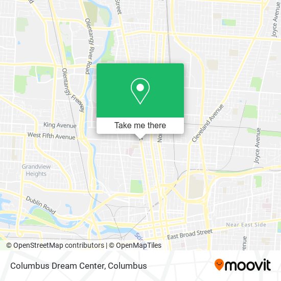 Mapa de Columbus Dream Center