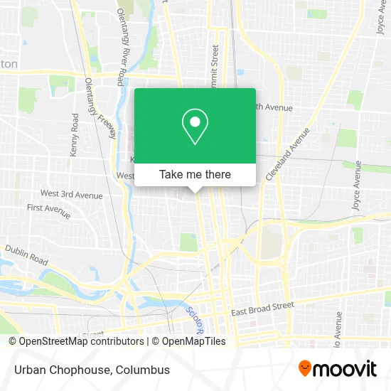 Urban Chophouse map