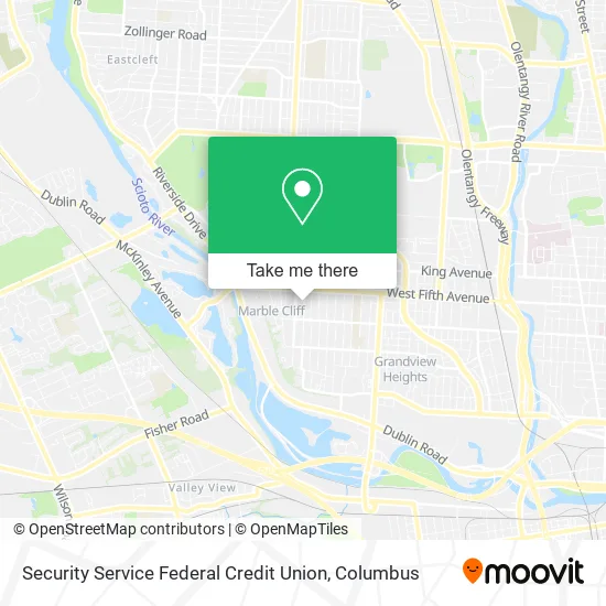 Security Service Federal Credit Union map