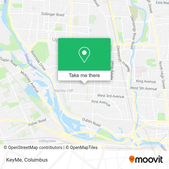 KeyMe map