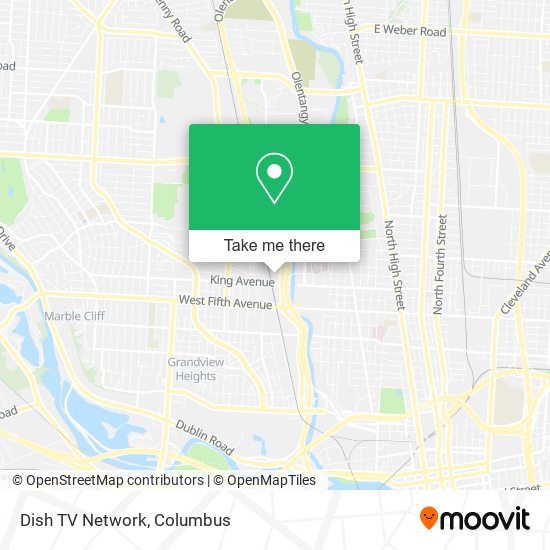Mapa de Dish TV Network