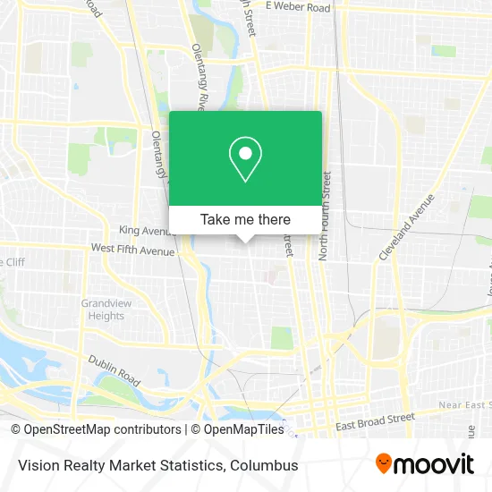 Vision Realty Market Statistics map