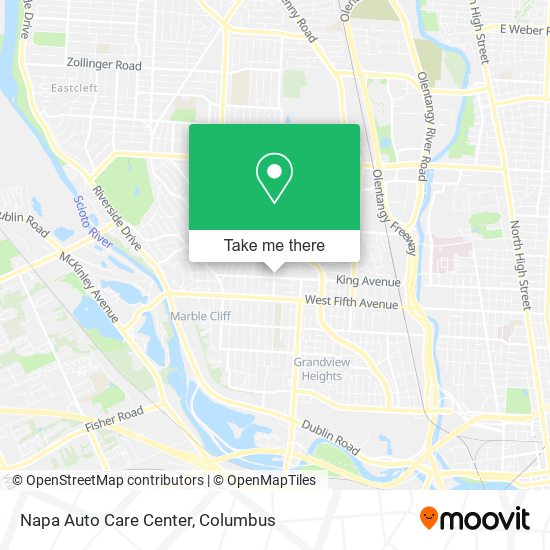 Mapa de Napa Auto Care Center