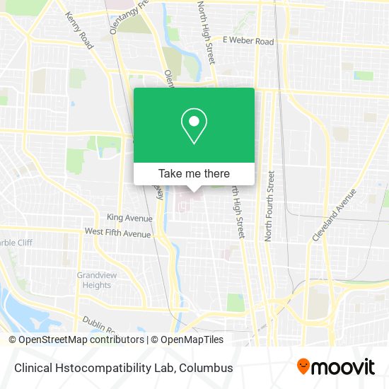 Clinical Hstocompatibility Lab map